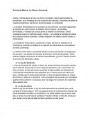 Economía Básica: La Oferta y Demanda.