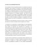 El final de los grandes proyectos