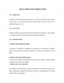 Reglamento de prestamos