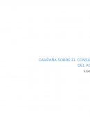 Consumo del agua.