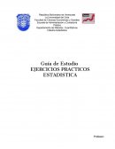 Estadisticas ejercicios.