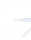 Mercadotecnia Lecturas.