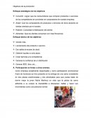 Enfoques estratégicos de marketing.