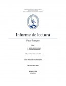 Informe de lectura Paco Yunque