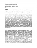 CONSTRUCCION DE PERSONAJE