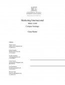 Marketing Internacional MBA USM
