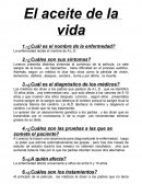 El aceite de la vida.