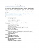 Plan de vida y carrera.