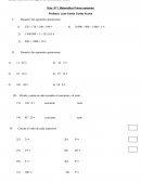 Guía N°1: Matemática Primer semestre.