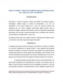" ÍNDICE DE COMPETITIVIDAD INTERNACIONAL 2011: MÁS ALLÁ DE LOS BRICKS" 1