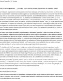Vecinos Inmigrantes... ¿Un plus o un contra para el desarrollo de nuestro país?