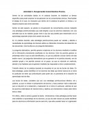 Actividad 1. Recuperando Conocimientos Previos.