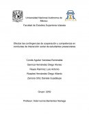 Contingencias de cooperación.