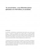 Informatica aplicada a la sociedad.