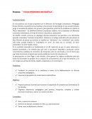 Proyecto: “ TODOS APRENDEMOS MATEMÁTICA”