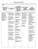 Realice su análisis con apoyo del siguiente cuadro, partiendo de los objetivos de su Ruta de Mejora Escolar:.