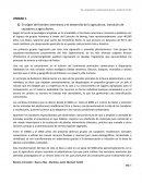 El origen del hombre americano y el desarrollo de la agricultura, transición de cazadores a agricultores.