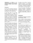 Epidemiologia en función de la condiciones ambientales del tizón tardío (Phytophthora infestans (Mont.) de Bary) en la papa.
