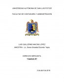 Derecho mercantil Capitulo XI.