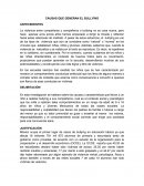 CAUSAS QUE GENERAN EL BULLYING