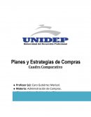 Los grandes Planes y Estrategias de Compras.