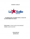 Automedicacion, un riesgo para la salud en el departamento de Tarija