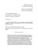 Tema: Alegatos del actor