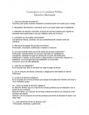 Derecho Mercantil - Cuestionario