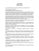 Es una modificatoria de la Ley general de salud del Cap. III artículos 49 a la 75