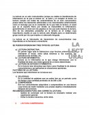 Tema: LA LECTURA