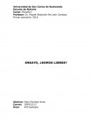 ENSAYO, ¿SOMOS LIBRES?