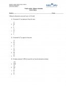 Prueba unidad: Números decimales.