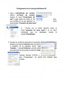 Pinche con el botón derecho sobre el icono "conexión de área local" y en el menú contextual que se despliega, escoja la opción Propiedades..