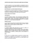 ENTERITIS INFECCIOSAS E INTOXICACION ALIMENTARIA BACTERIANA.