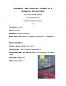 Reseña del libro "Veinte mil leguas de viaje submarino" de Julio Verne