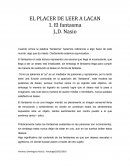 EL PLACER DE LEER A LACAN.