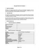 ANALISIS PUESTO DE TRABAJO.