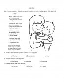 Lee el siguiente poema y después subraya la respuesta correcta a cada pregunta. Colorea al final..