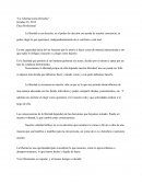 La libertad es un derecho, es el poder de elección con ayuda de nuestra conciencia; es poder elegir lo que queremos, independientemente de si está bien o está mal.