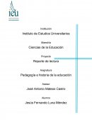 Pedagogia e historia.