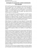 Estrategias de reproducción y modos de dominación. Pierre Bordieu