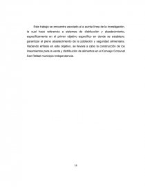 LINEAMIENTOS PARA LA VENTA Y DISTRIBUCION DE ALIMENTOS EN EL CONSEJO COMUNAL SAN RAFAEL DEL MUNICIPIO INDEPENDENCIA ESTADO YARACUY. AÑO 2016. Página 16