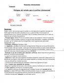 Enfoques del estudio para la política internacional.