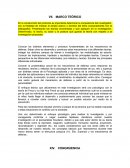 MARCO TEÓRICO - INVESTIGACION Y ANALISIS