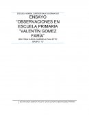 Un Ensayo de nivelacion pedagogicca.