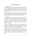 Comida chatarra.