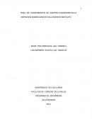 NIVEL DE CONOCMIENTOS DE AGENTES CUIDADORES.