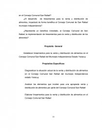 LINEAMIENTOS PARA LA VENTA Y DISTRIBUCION DE ALIMENTOS EN EL CONSEJO COMUNAL SAN RAFAEL DEL MUNICIPIO INDEPENDENCIA ESTADO YARACUY. AÑO 2016. Página 13