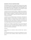 Analisis pelicula cuestion de honor