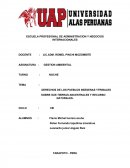 Derecho de las poblaciones indigenas a la conservación de su habitad en el entorno nacional.